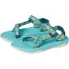 Neon Floral Bright Teal