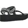 image:imageTeva Womens Flatform Universal SandalCrafted Floral BlackGrey