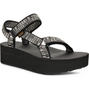 image:imageTeva Womens Flatform Universal SandalDigit BlackWhite