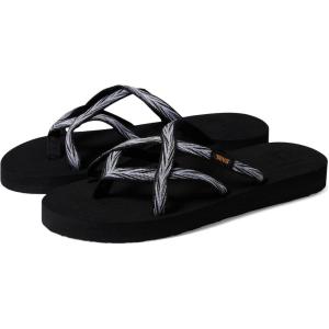 image:imageTeva Womens Olowahu FlipFlopPalms BlackWhite